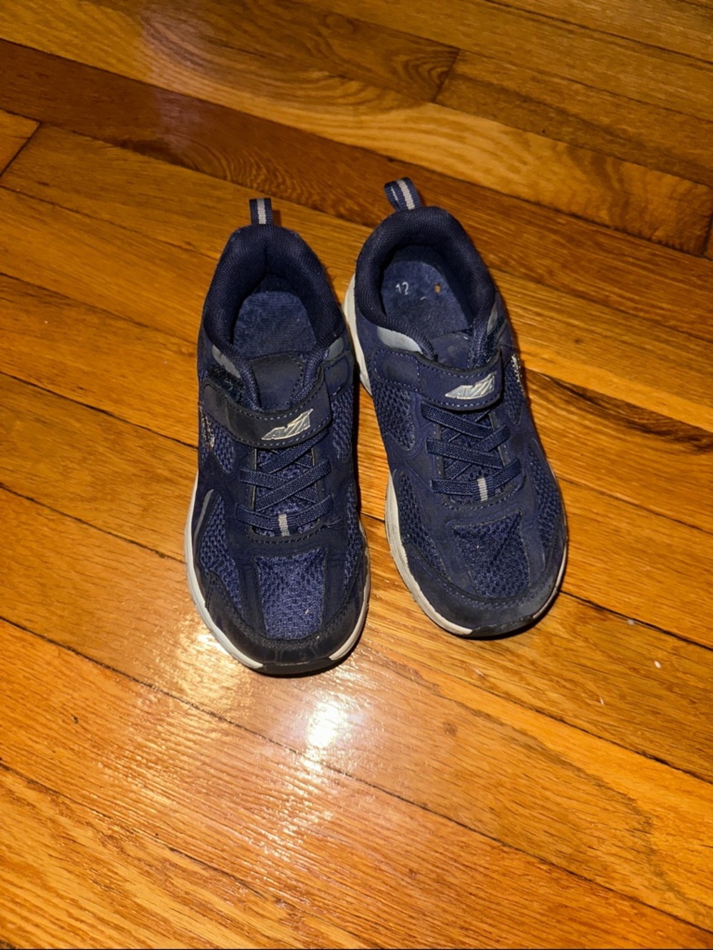 Avia Navy Blue Kids Sneakers with White Accents